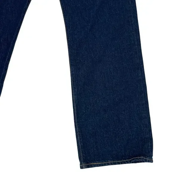 Levi’s 501 Original big E button fly men’s dark wash jeans